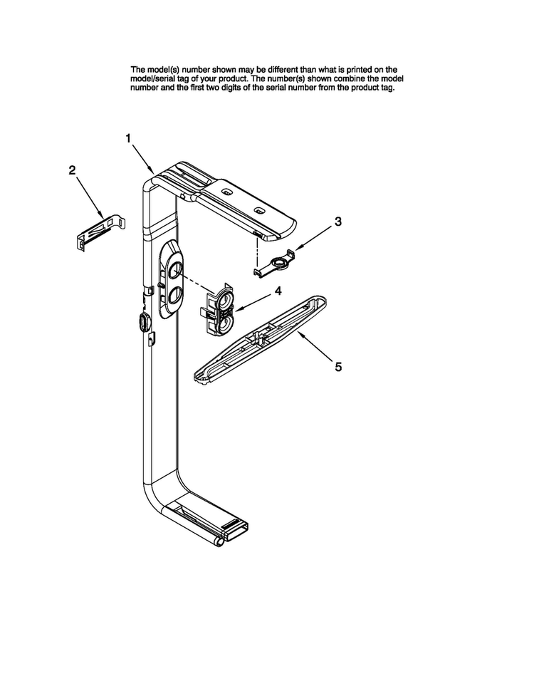 Upper Wash And Rinse Parts Diagram and Parts List for MDB8951BWQ0  Maytag Dishwasher