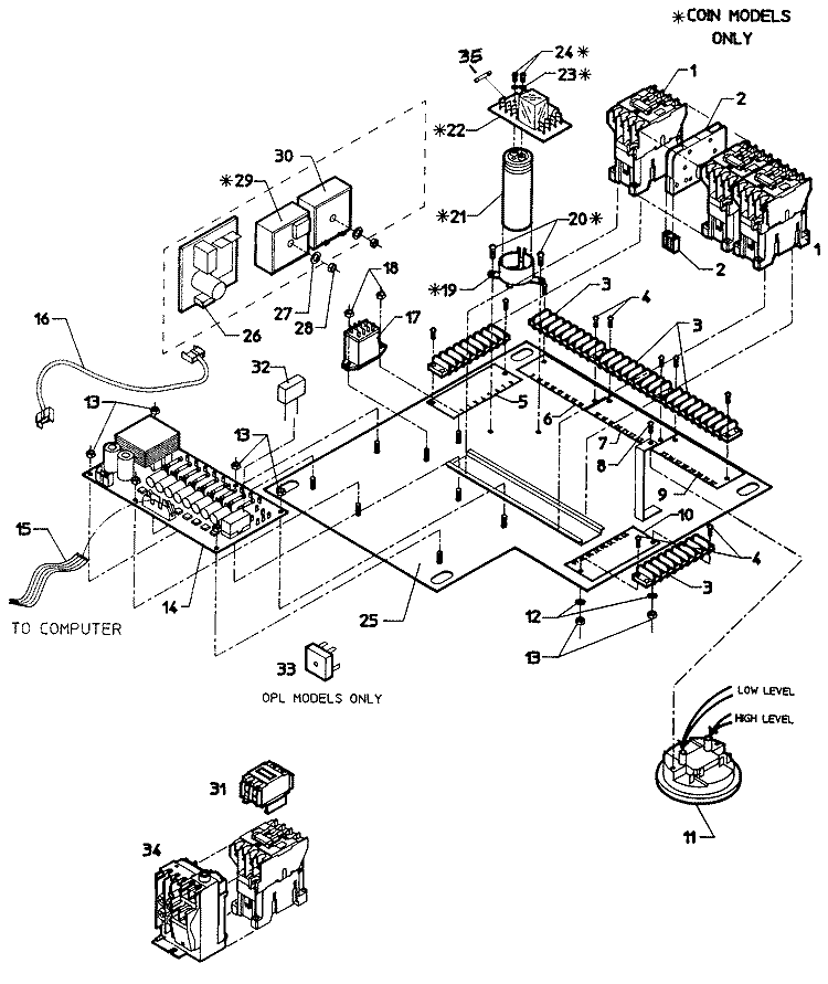 CONTROL MODULE Diagram and Parts List for AT50PC2  Maytag Washer
