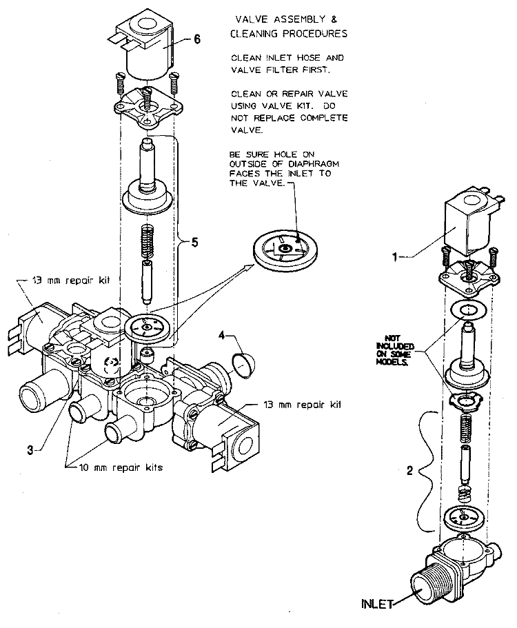 WATER VALVE (MAF18MC4Ax) Diagram and Parts List for MAF18MC4AW  Maytag Washer