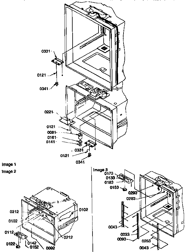 Light Switches And Drain Funnel Diagram and Parts List for 77275-P1311201WE  Amana Refrigerator