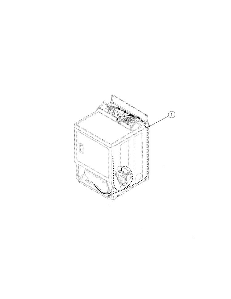 Wire Harnesses/wires-rear Controls Diagram and Parts List for LES17AWF  Speed Queen Dryer