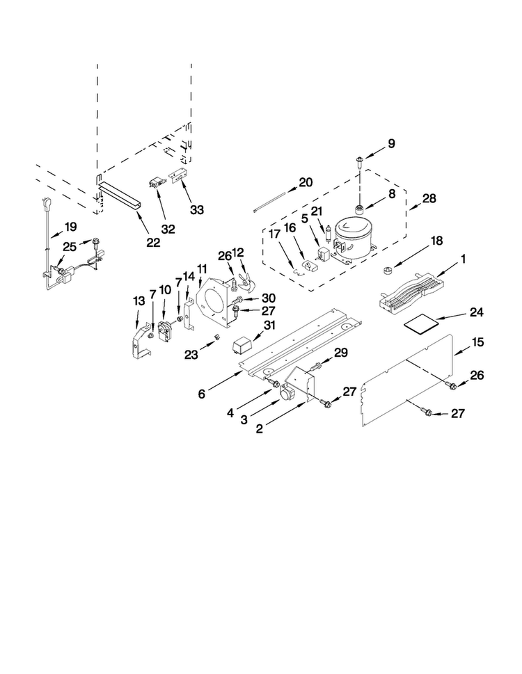 Unit Parts Diagram and Parts List for MBCM24FWBS00  Maytag Wine and Beverage Cooler