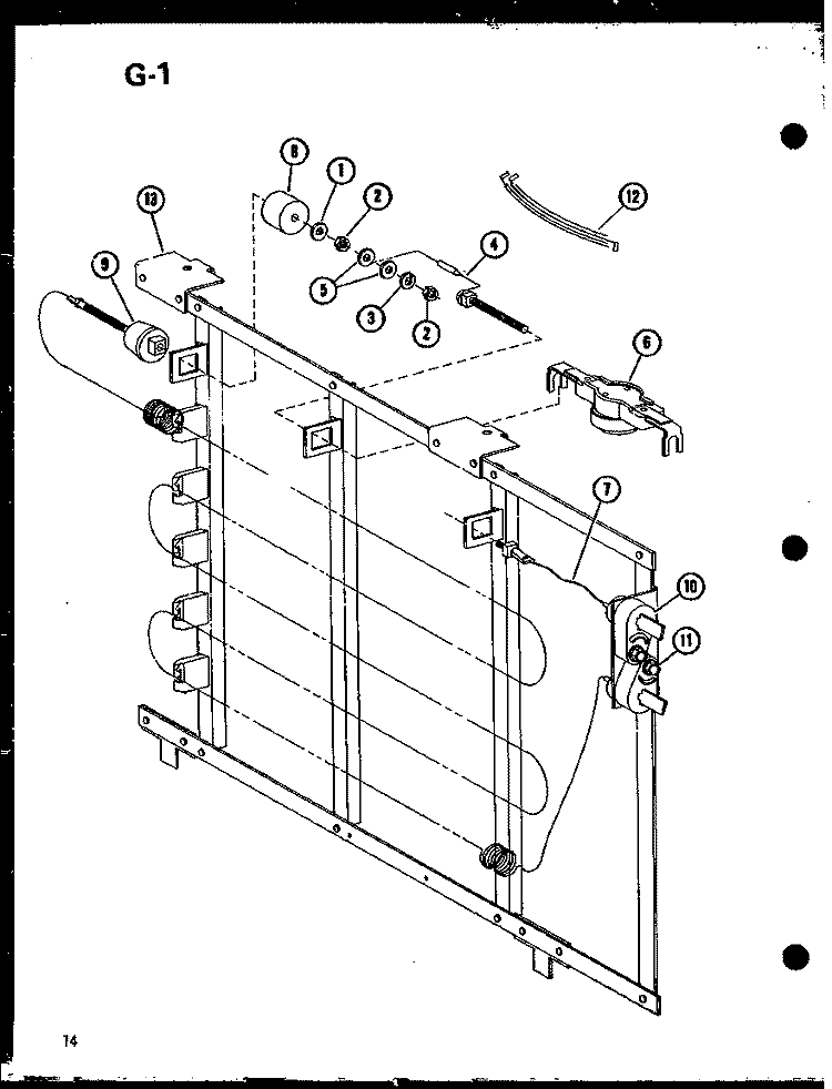 Page 6 Diagram and Parts List for ES2183HEL P6753509R Amana Air Conditioner