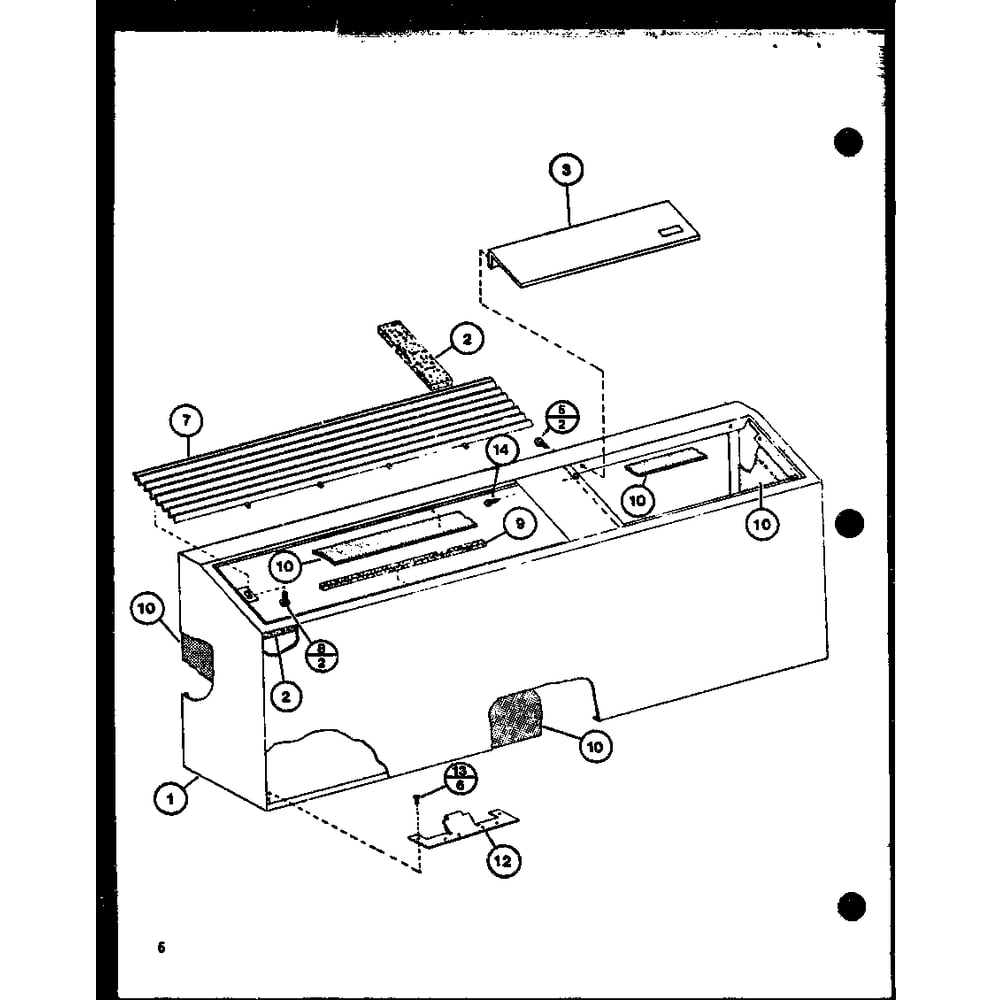 Diagram 15 Diagram and Parts List for PTH15300B P9913620R Amana Air Conditioner