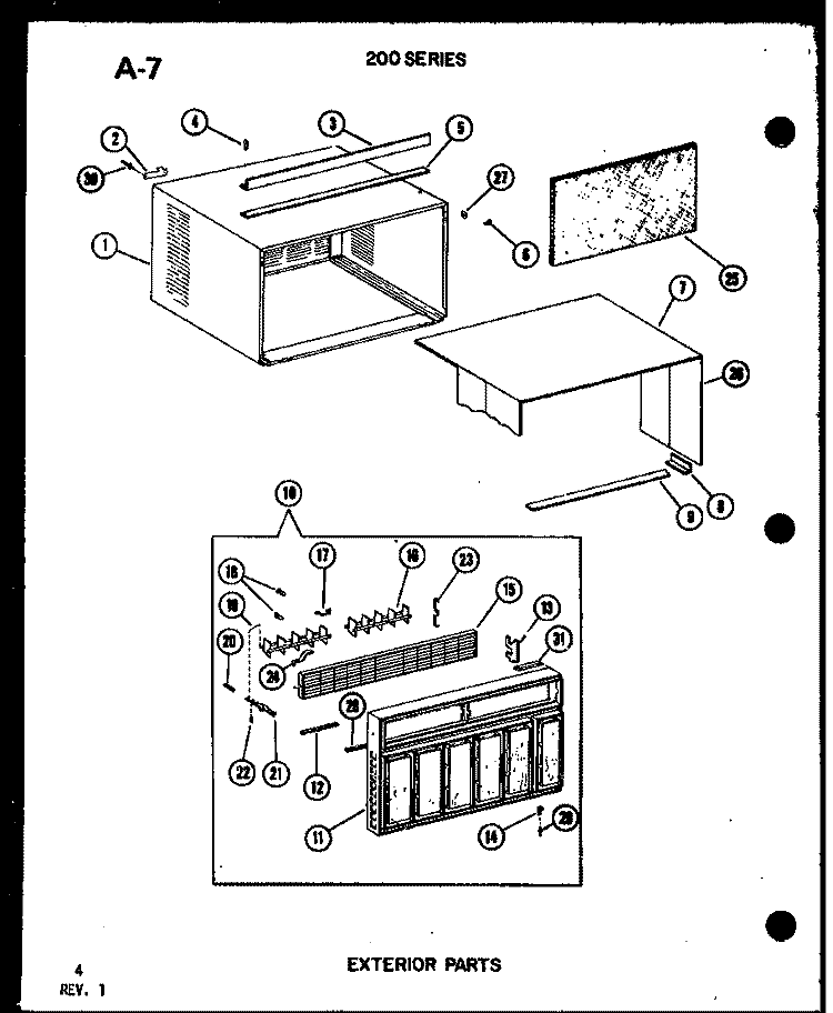 Page 2 Diagram and Parts List for ES92MA P6968304R Maytag Air Conditioner