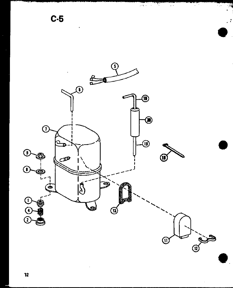 Page 1 Diagram and Parts List for ES8P2MA P9931508R Maytag Air Conditioner
