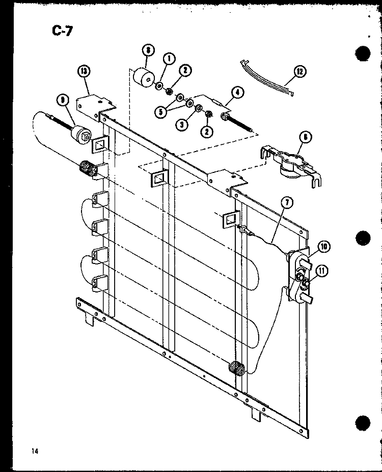Page 2 Diagram and Parts List for ES8P2MA P9931508R Maytag Air Conditioner