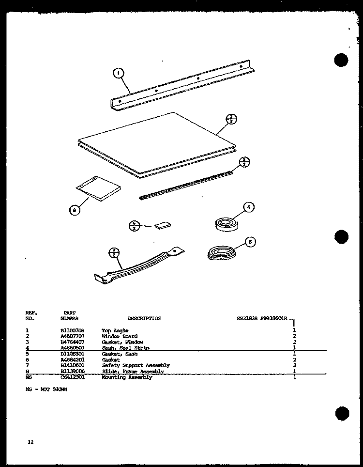 COMP & TUBING Diagram and Parts List for 5P2MS P9931511R Amana Air Conditioner