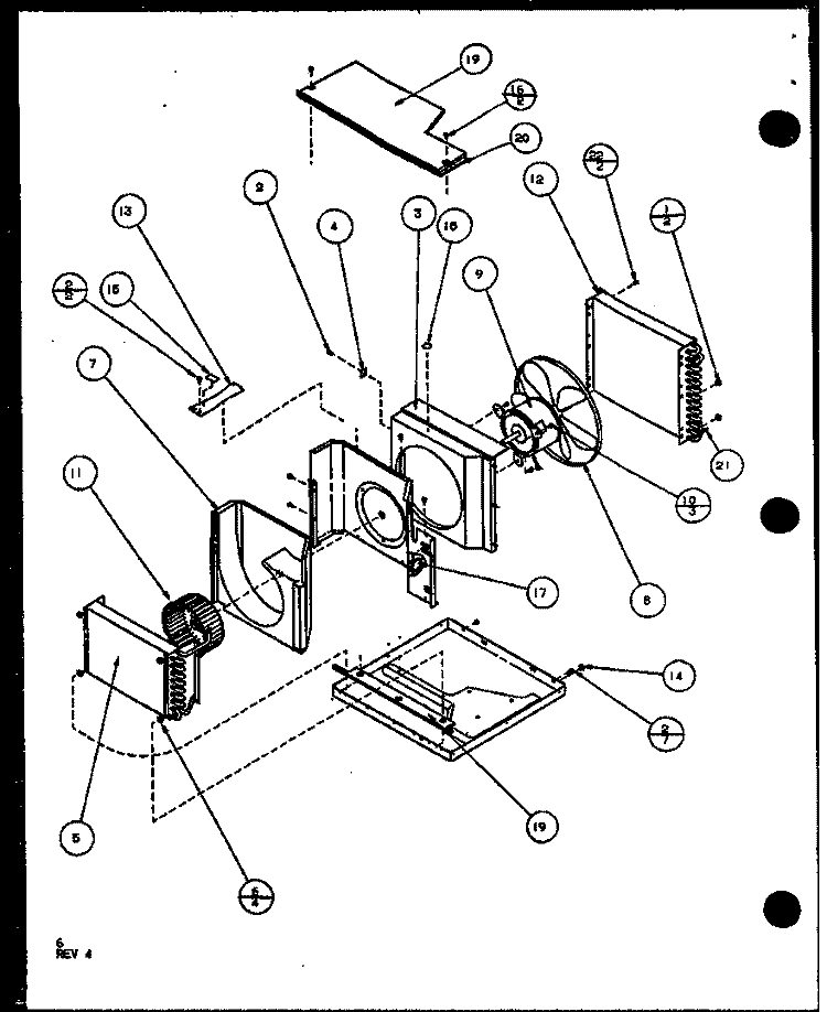Page 2 Diagram and Parts List for 12C3T P1118104R Maytag Air Conditioner