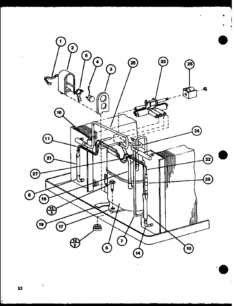 Page 5 Diagram and Parts List for B9C2HS P9920816R Amana Air Conditioner