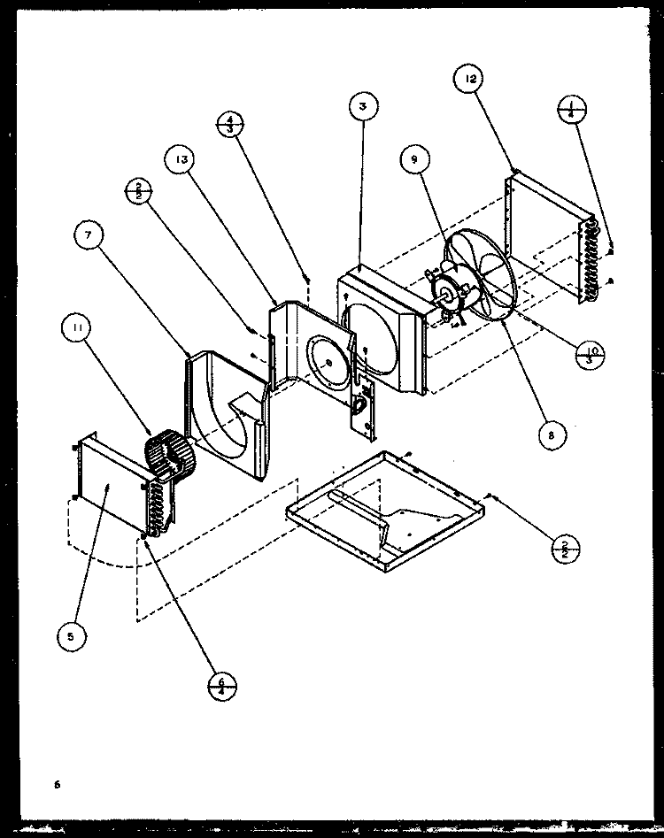 Page 2 Diagram and Parts List for 9P2MC P1162106R Amana Air Conditioner