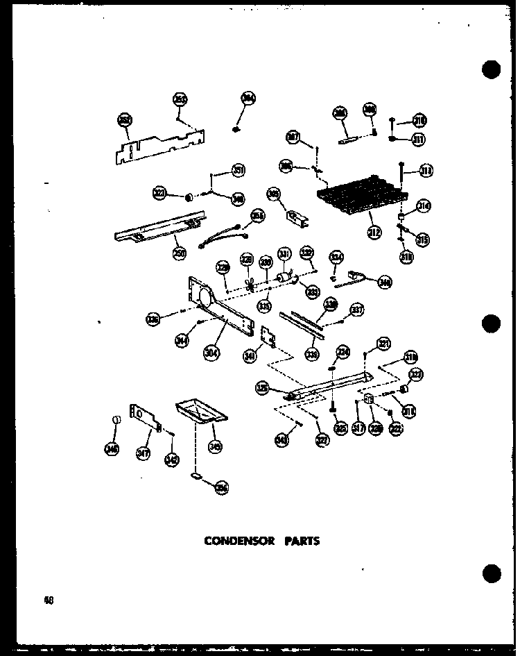 Condensor Parts Diagram and Parts List for SD19W-C-P60340-36WC  Amana Refrigerator