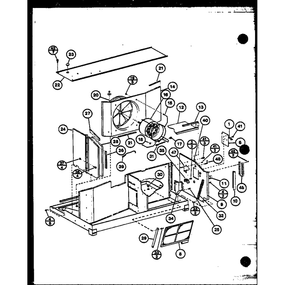 Diagram 7 Diagram and Parts List for PTC15300B P9913520R Amana Air Conditioner