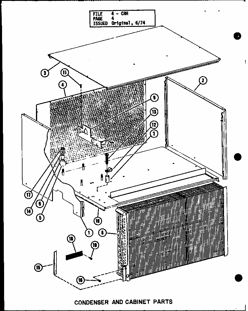 Section 2 Diagram and Parts List for CRH5-1 P58372-28C Amana Air Conditioner