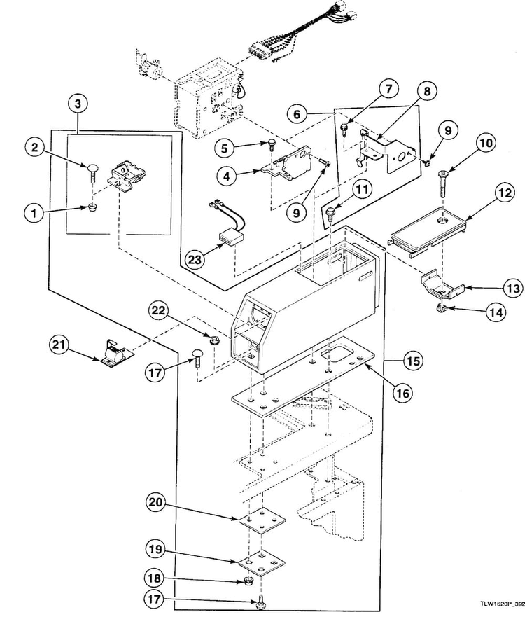 Meter Case Diagram and Parts List for SWT220WM  Speed Queen Washer