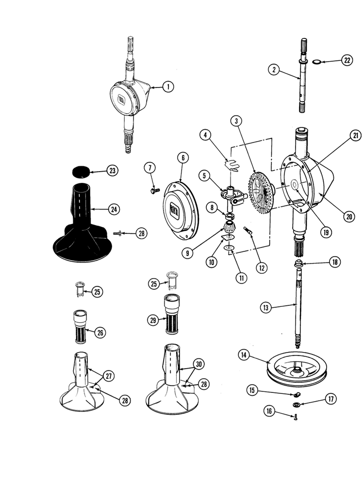 Transmission-orbital Diagram and Parts List for BA882  Maytag Washer