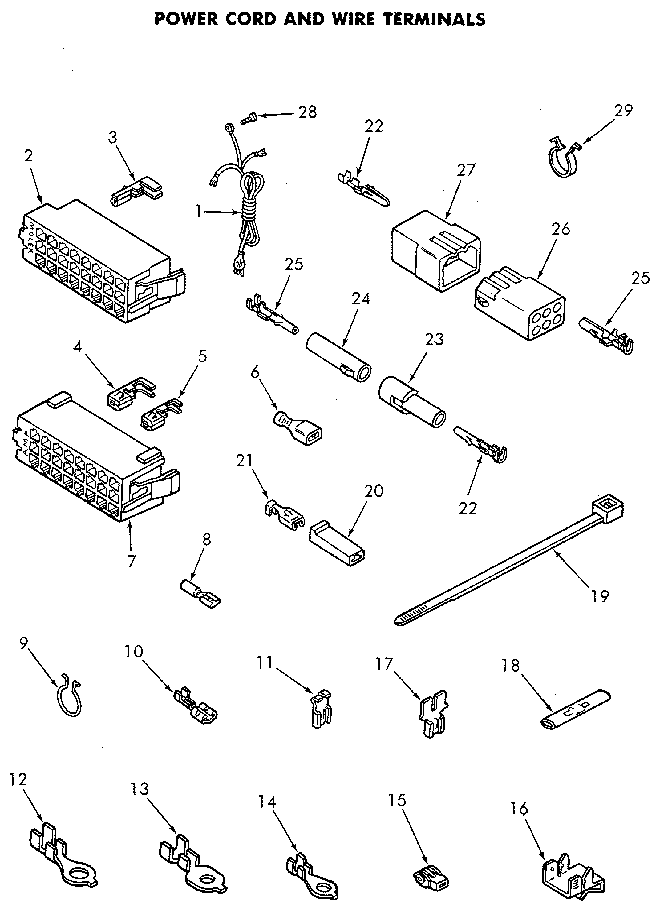 Miscellaneous Diagram and Parts List for NA6821L33838  Speed Queen Washer
