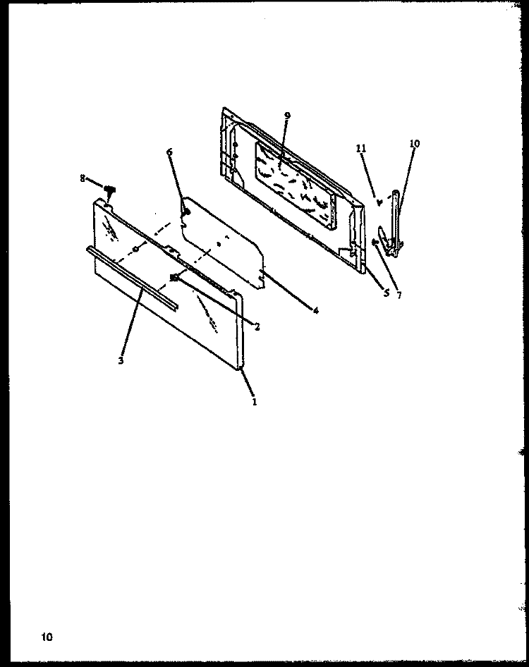 Page 4 Diagram and Parts List for EBE22AA0CEH P1142442N W Amana Range