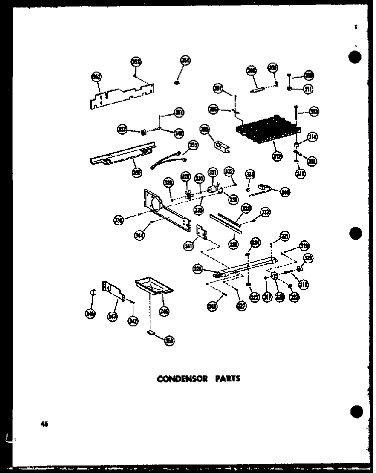 Condensor Parts Diagram and Parts List for SD19W-C-P60340-23WC  Amana Refrigerator