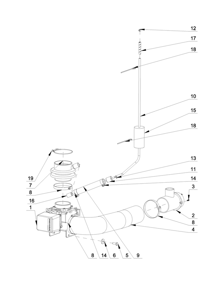 Drain System Parts Diagram and Parts List for MXR20PDATS  Maytag Washer