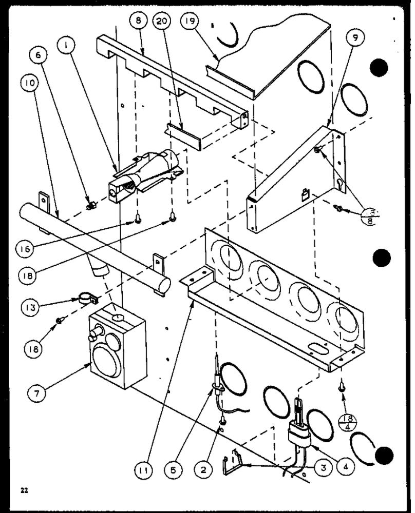 Diagram 9 Diagram and Parts List for GCI140C35A P9898216F Amana Furnace