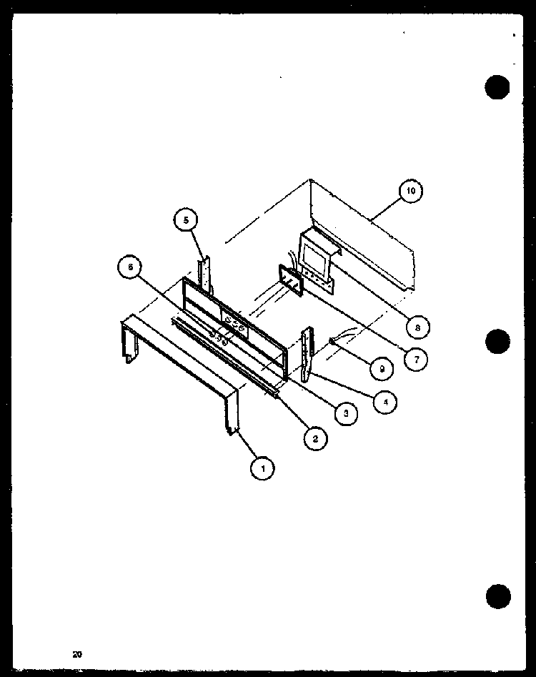 Section 2 Diagram and Parts List for CBE26FCW P1137949NW Amana Range