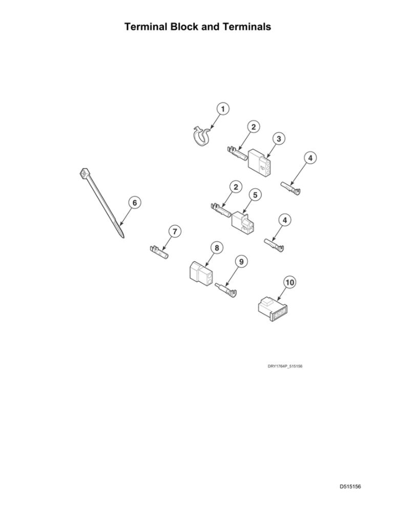 Terminal Block/Terminals Diagram and Parts List for LSGE5AGW113TW01 1912999999 Speed Queen Dryer