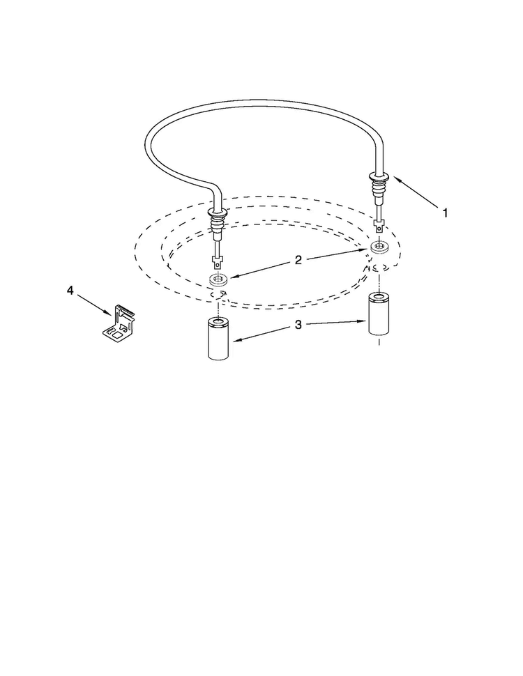 Heater Parts Diagram and Parts List for MDB4709AWB0  Maytag Dishwasher