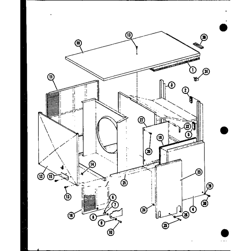 Diagram 10 Diagram and Parts List for D67472-1C P67472-1C Amana Furnace