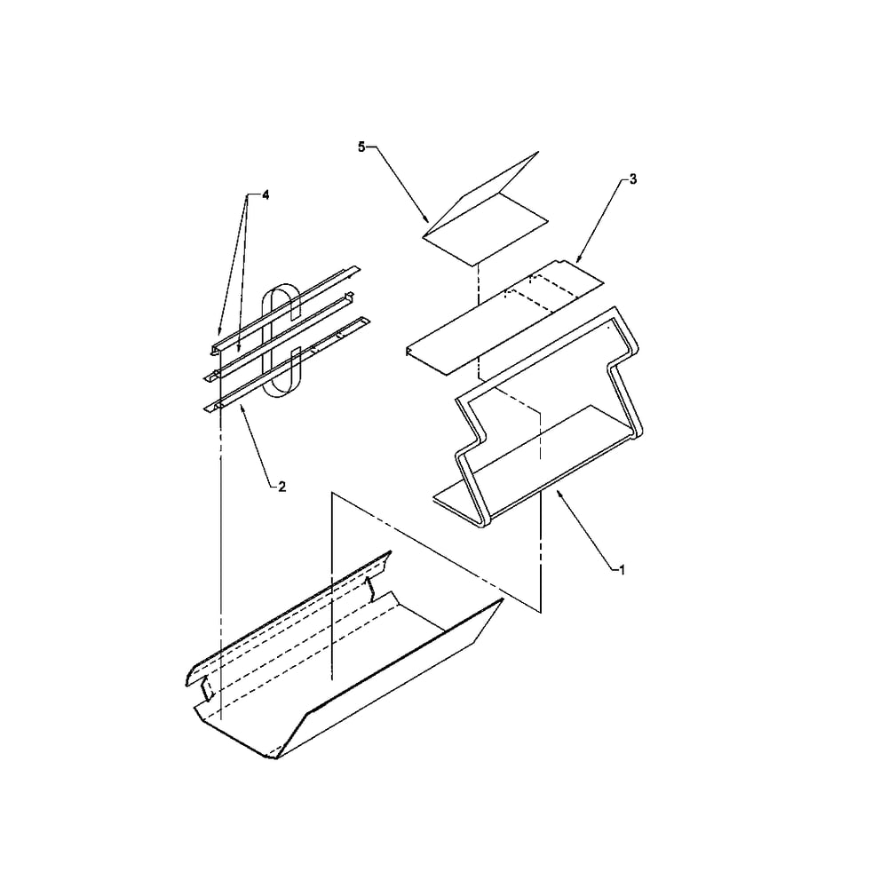 Adjustable Sub Base Kits Diagram and Parts List for HALP06 P1129107F Amana Air Conditioner