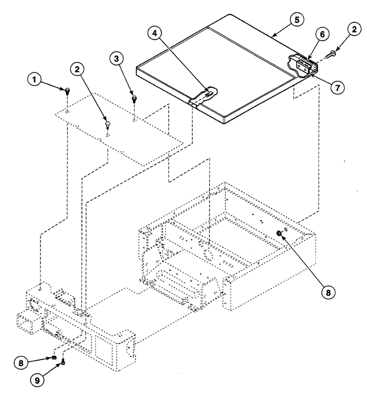 Cabinet Top Diagram and Parts List for SSEY17LF  Speed Queen Dryer