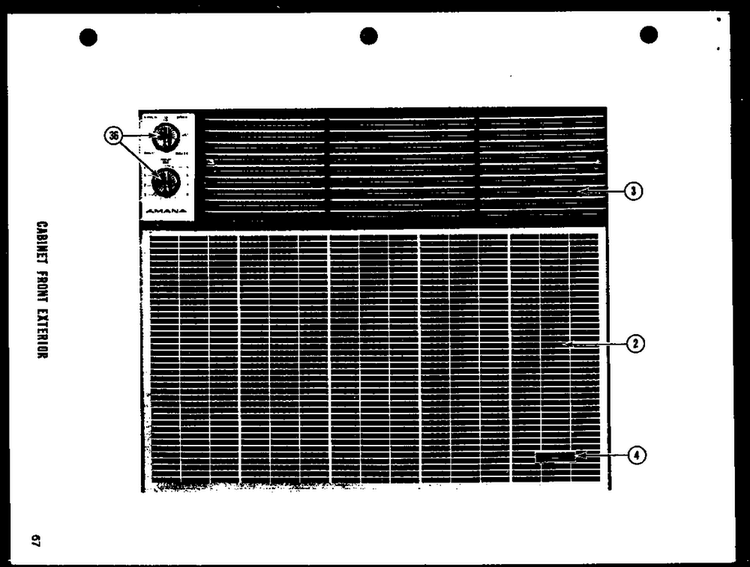 Section 13 Diagram and Parts List for 324-3B  Amana Air Conditioner