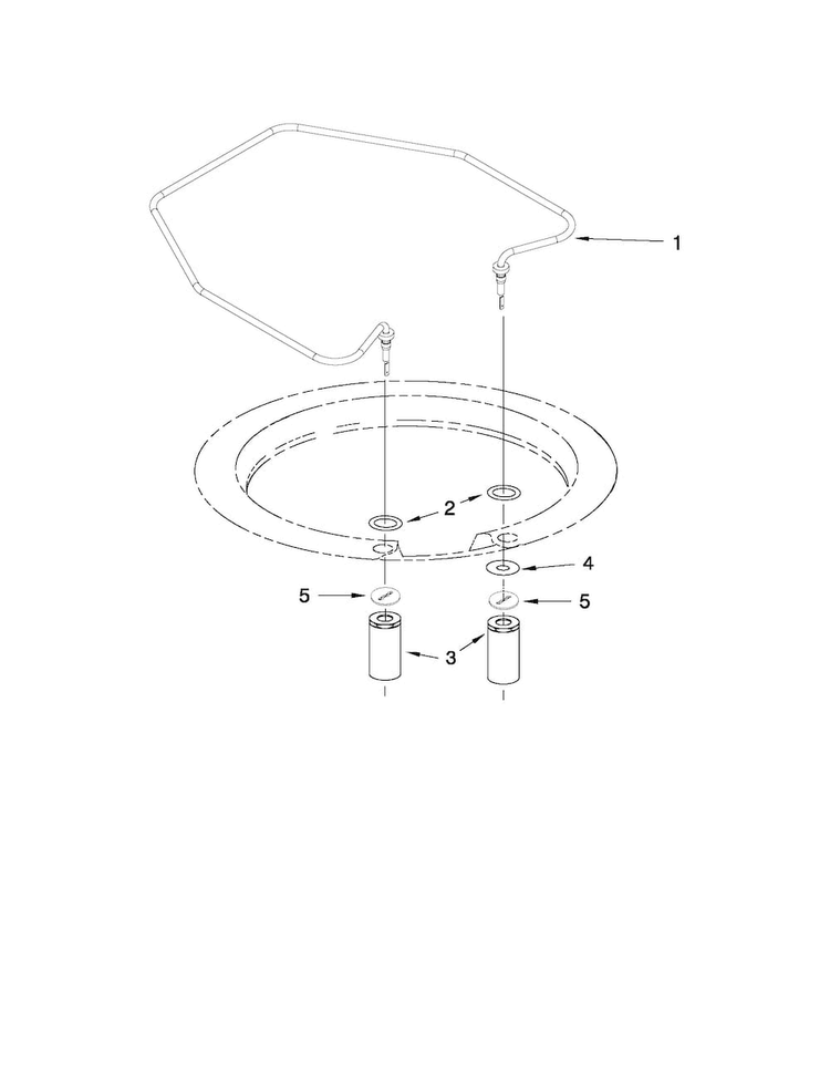 Heater Parts Diagram and Parts List for JDB3600AWS3  Jenn-Air Dishwasher