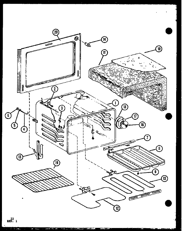 Page 9 Diagram and Parts List for ARR610 P8587710S Amana Range