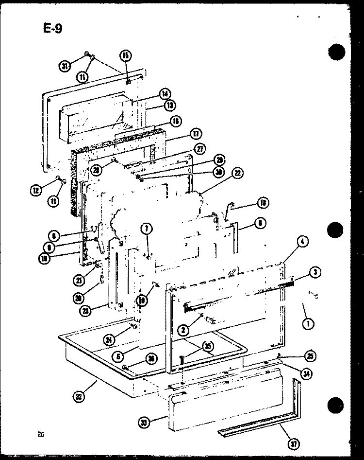 PAGE 12 Diagram and Parts List for RCC6 P8531802S Amana Microwave Oven Combo