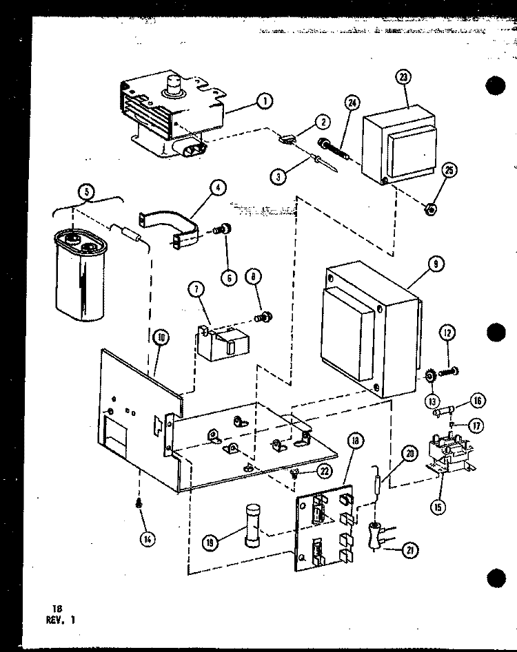 Page 7 Diagram and Parts List for CRCR8 P8551204S Amana Microwave Oven Combo