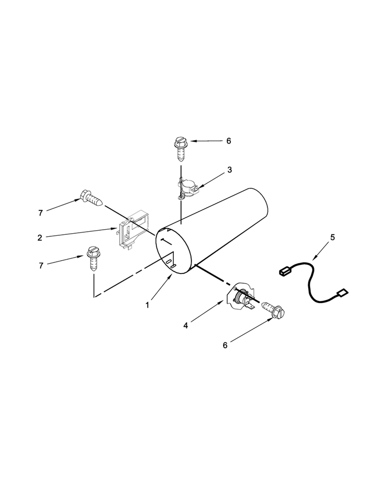Dryer Heating Parts-gas Diagram and Parts List for MLE20PNBGW2  Maytag Washer Dryer Combo