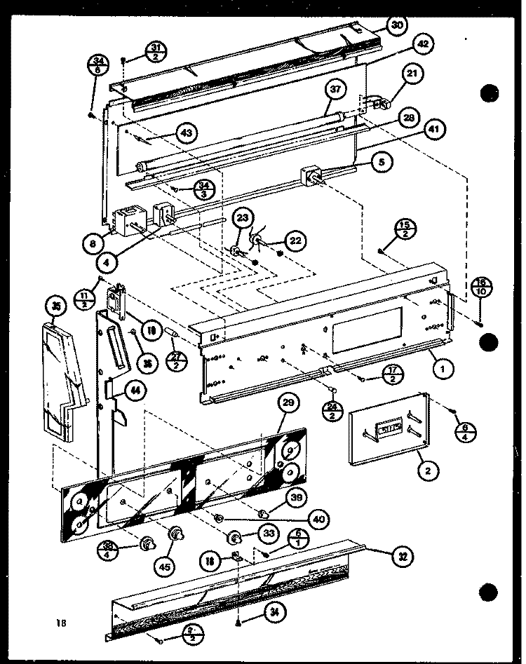 Page 8 Diagram and Parts List for ARR-415 P8577101S Amana Range