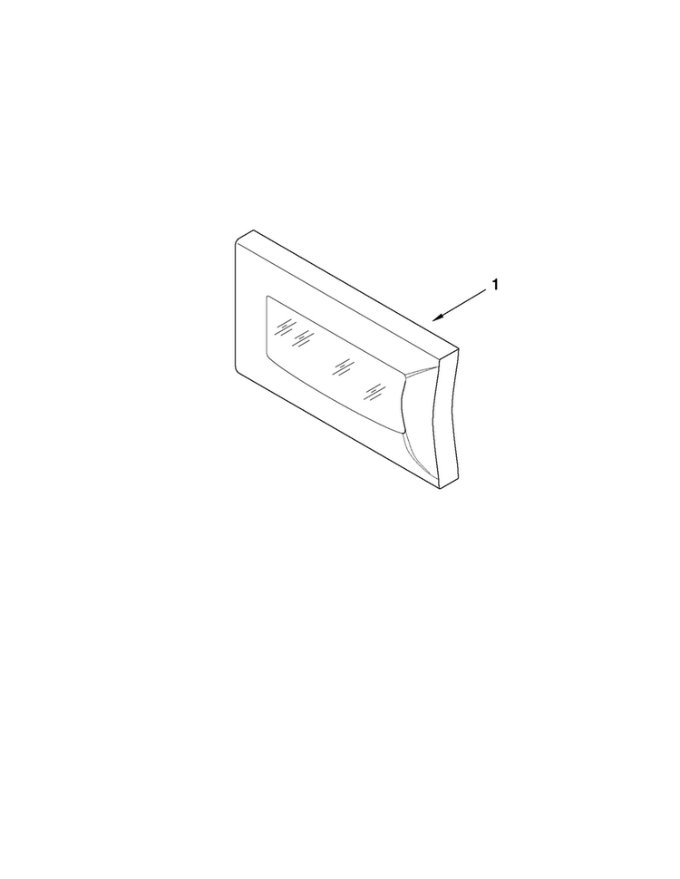 Microwave Door Parts Diagram and Parts List for MMW5530DAW21  Maytag Microwave Oven Combo