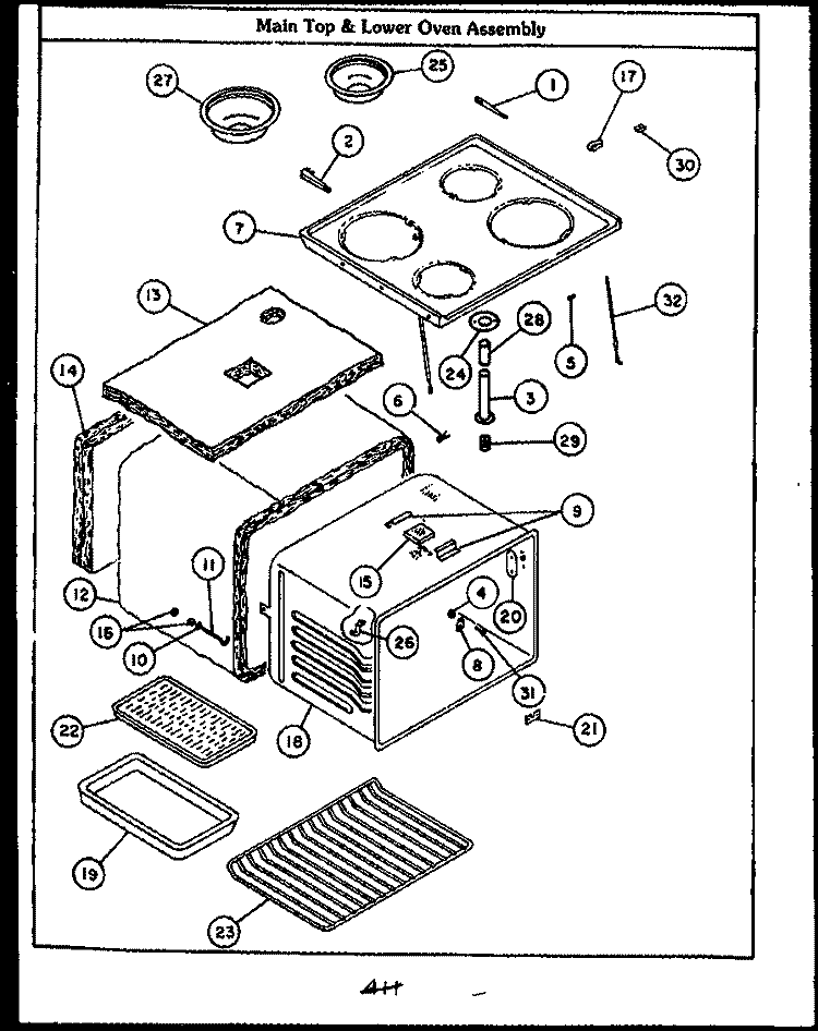 Page 1 Diagram and Parts List for EKS395  Caloric Microwave Oven Combo