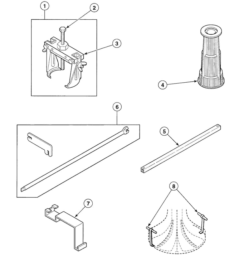 Tools 2 Diagram and Parts List for SWT820QN  Speed Queen Washer