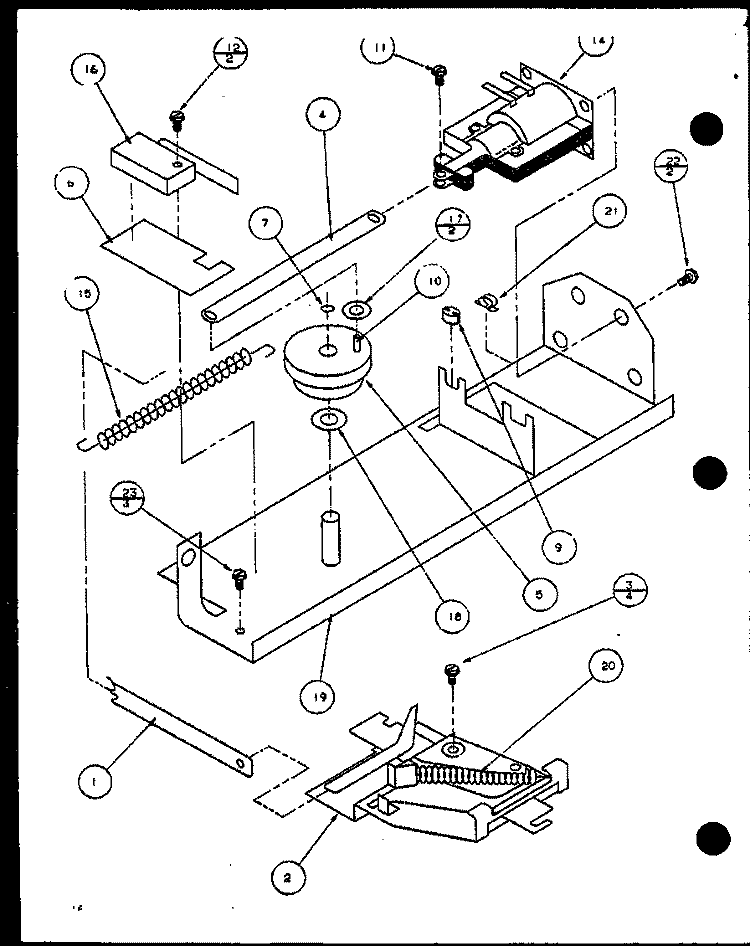 Page 7 Diagram and Parts List for ARH660HR P1120001S Amana Range