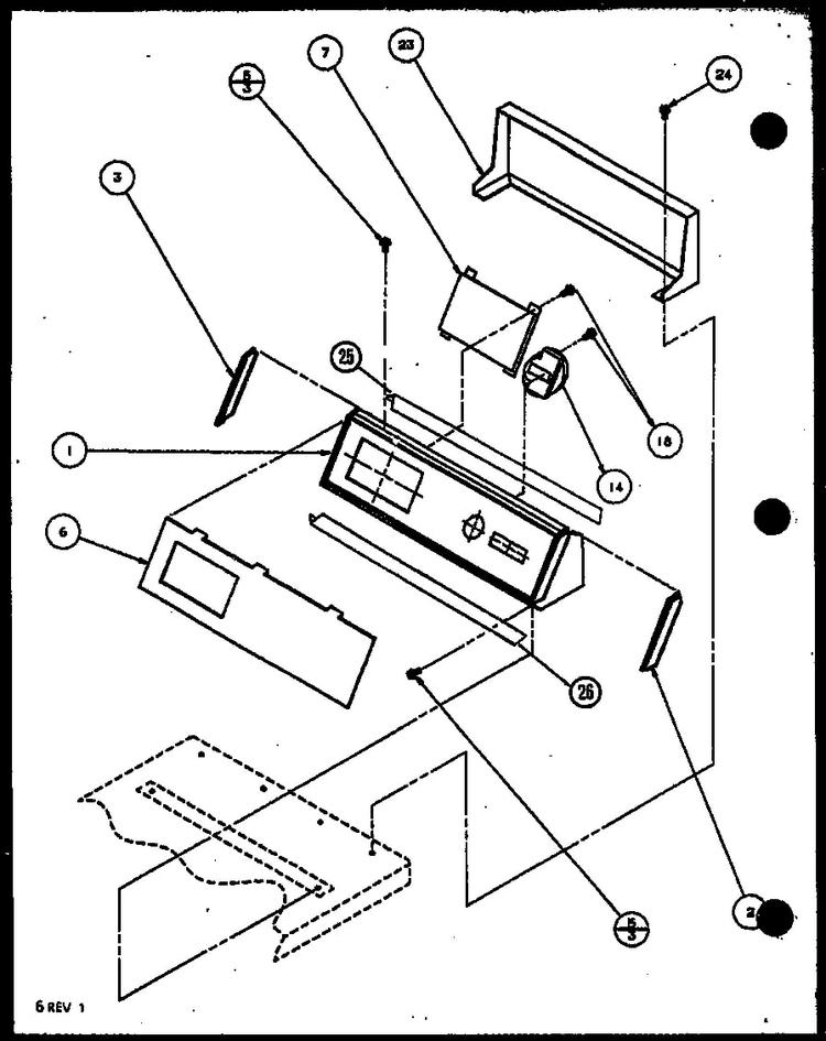 Section 7 Diagram and Parts List for LW2603 P7804720W Amana Washer