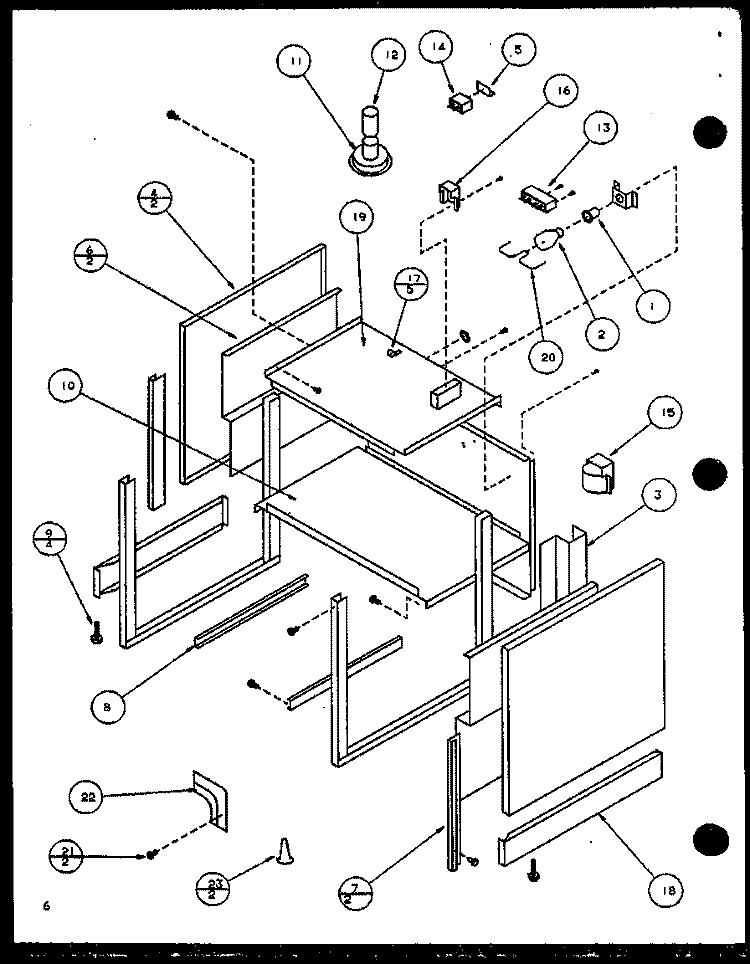 Page 2 Diagram and Parts List for ARR620W1 P1138601S Amana Range