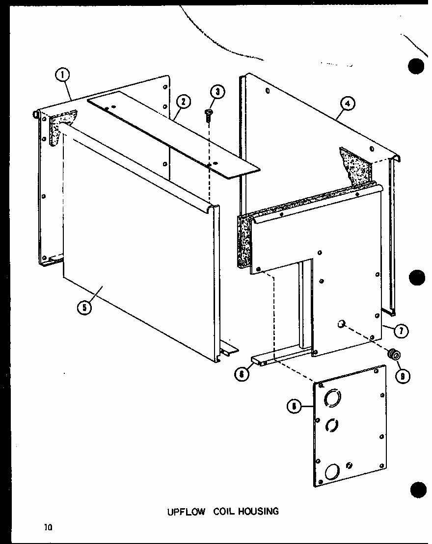 Section 1 Diagram and Parts List for ARCF42U01B P9917917C Amana Air Conditioner