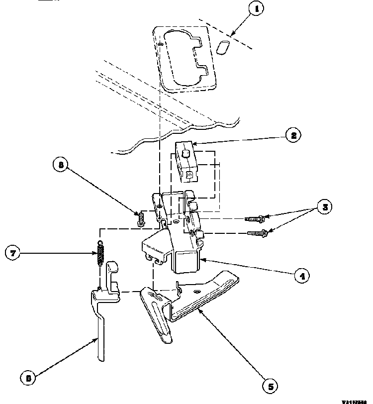 Out-of-balance Switch Diagram and Parts List for CW8413W2-PCW8413W2  Crosley Washer
