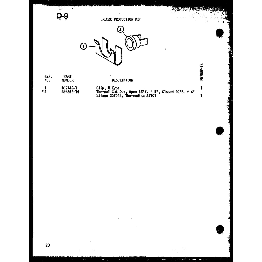 Diagram 7 Diagram and Parts List for RC904-30A P67156-4R Amana Air Conditioner