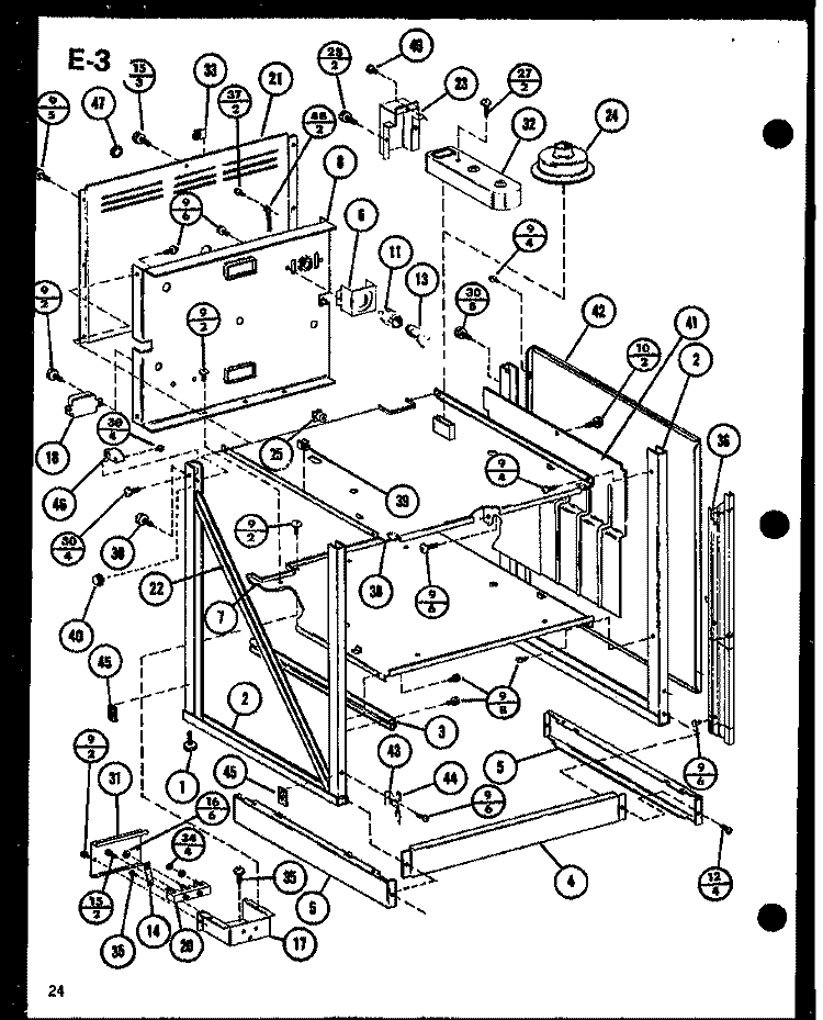 Page 10 Diagram and Parts List for RCC10 P8551303S Amana Microwave Oven Combo