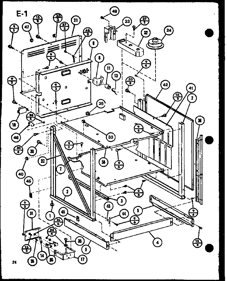 Page 10 Diagram and Parts List for RCC-1010 P8572903S Amana Microwave Oven Combo