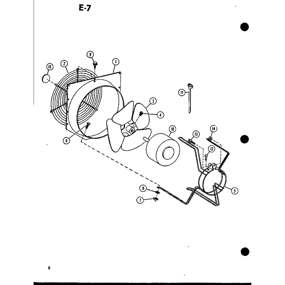Diagram 5 Diagram and Parts List for ERHQ18-W01B P68522-1C Amana Air Conditioner